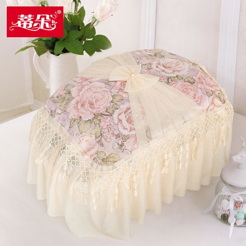 Rice cooker cover Printer cover towel Electronic pressure cooker cover Rice cooker dust cover Oval dust towel Pastoral