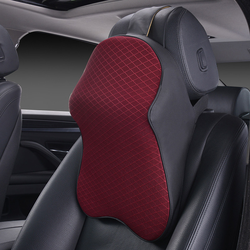 Lanson Car Pillow Memory Cotton Headrest Padded Neck Pillow Four Seasons Universal Pair Of On-board Head Pillow Seat Pillows