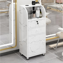 Hair salon cabinet Beauty salon shop products tool cart cabinet Floor with drawer locker Removable barber cabinet