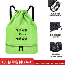 Customized swimming bag dry and wet separation bag womens swimsuit storage bag waterproof bag Mens Fitness Sports Backpack hot spring bag