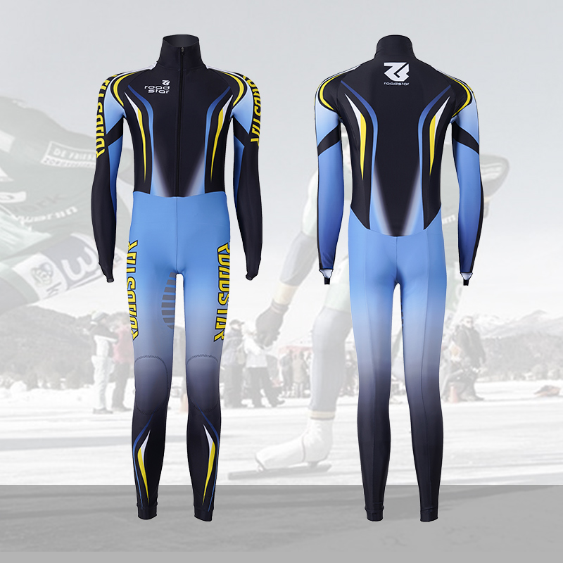 Long-sleeved skating suits for boys and girls Roller skating suits Speed skating suits competition training clothes are sweat-wicking and breathable