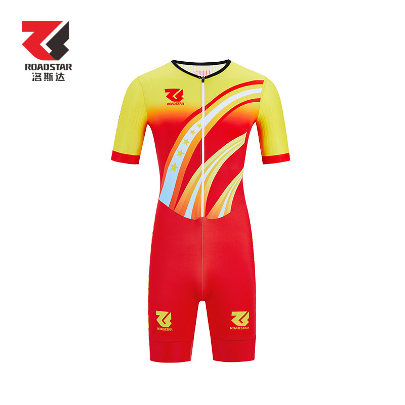 Breathable High Elastic Tight Fit Speed Slip Suit Wheel Slide Suit Riding Skating Suit Adult Children With Short Sleeve Dress Customised