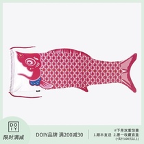  (1)Spanish DOIY designer creative Japanese carp flag travel suitcase can be hung dirty clothes storage bag