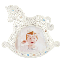 Kishima literary crystal lucky unicorn photo frame record baby growing exquisite interior decoration photo frame