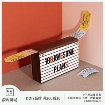  WISH for a gift) DOIY100 small suggestions What to do today to eat and watch movies Friends BIRTHDAY gift