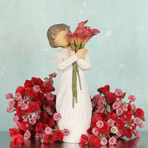 Wish a gift) American Willow Tree Flower Flower series wish girl birthday gift set