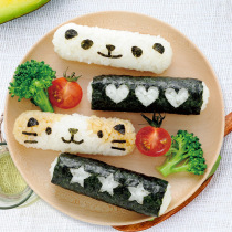 Japan Arnest cartoon sushi roll diy rice ball mold Japanese cartoon baking Bento baby breakfast tool
