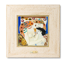 Italy Sebino Arte glass decorative hanging painting