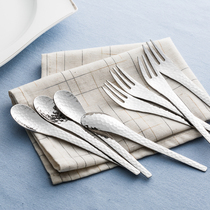 Japanese Elfin Takasan Metal Creative Stainless Steel Gold Plated Western Dinner Fork and Spoon Knife Set