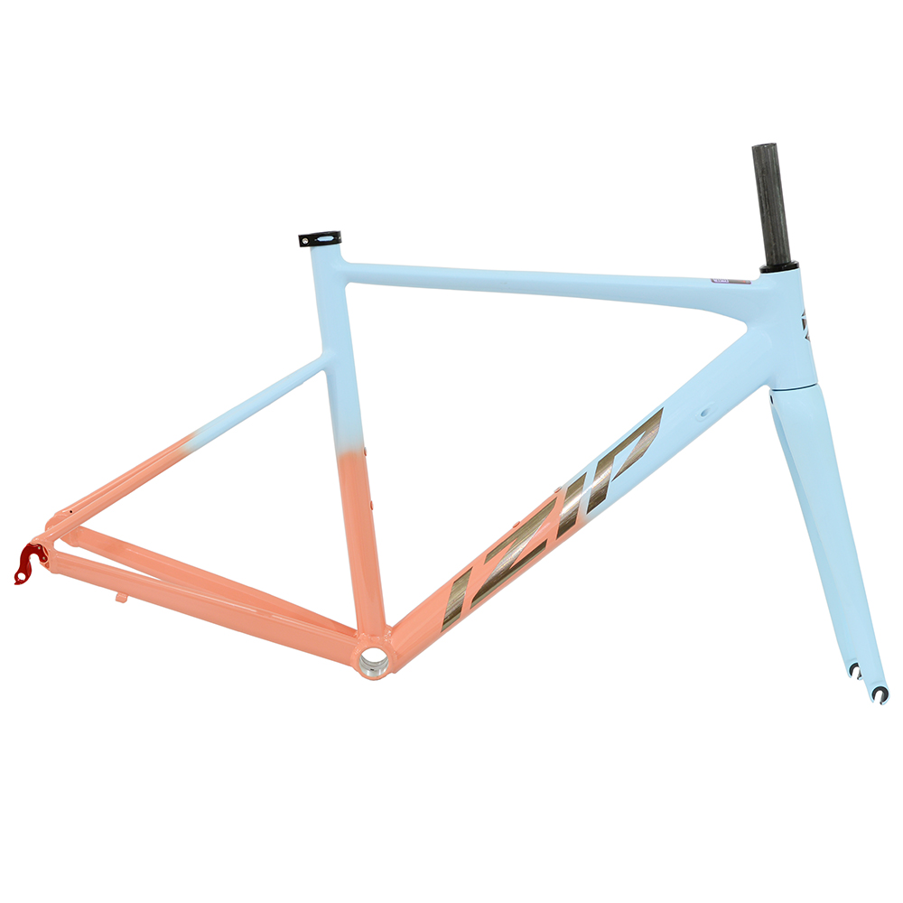 iZiP Ip ultralight aluminum alloy road bike frame half internal routing 700C circle brake fast detached wheel set frame-Taobao