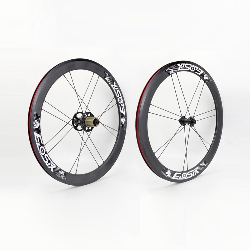 20 Inch Folded Bike Circle Brake Knife Ring Wheel Set 406451 Front And Rear Wheels Peering Star Mango Drum DT Spokes