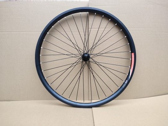 公路自行车700C前后旋式花鼓车轮圈变速碟刹黑色双层刀圈车轮总成