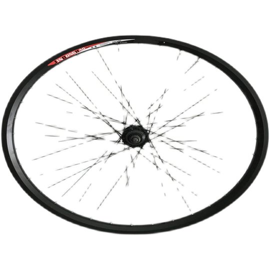 公路自行车700C前后旋式花鼓车轮圈变速碟刹黑色双层刀圈车轮总成