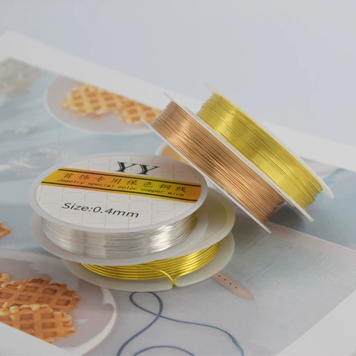 Медные шелковые нитки, китайская шпилька ручной работы, аксессуары для маникюра