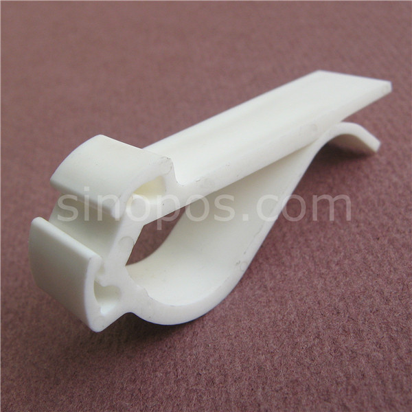 Shelf POP Label Plate Clip Laminate Advertising Clip Plastic Double Head Clip Promotional Price Clip Channel Snapback