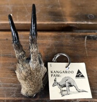 Australia Tourist Souvenirs Kangaroo Paw Keychain Cheerful Shape Pendant Handmade Personality Gift