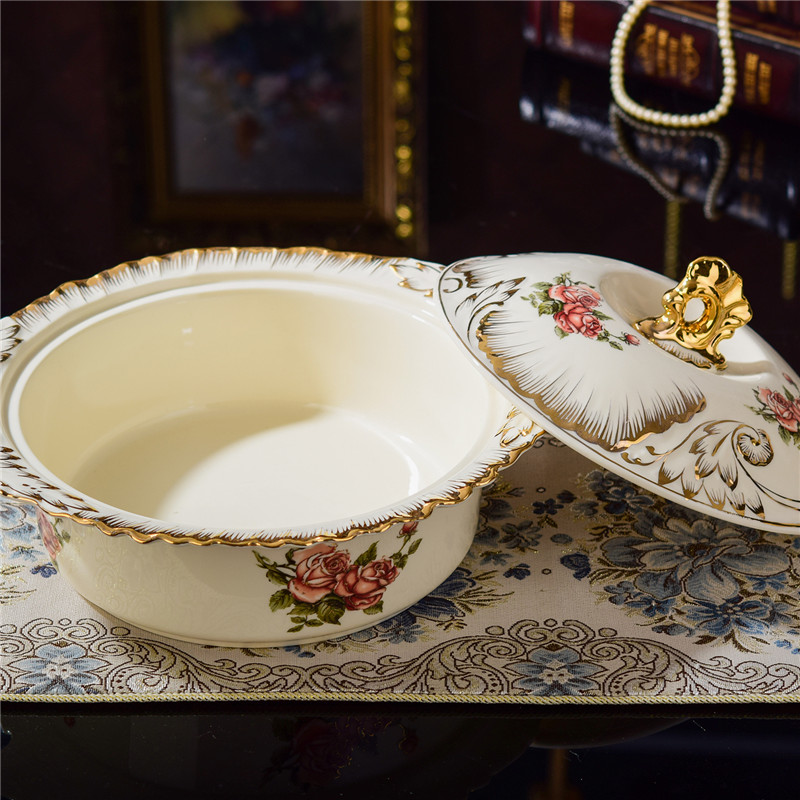 Boil soup pot stew pot with small saucepan domestic large bowl of soup pot ears ceramic soup pot pot soup soup pot