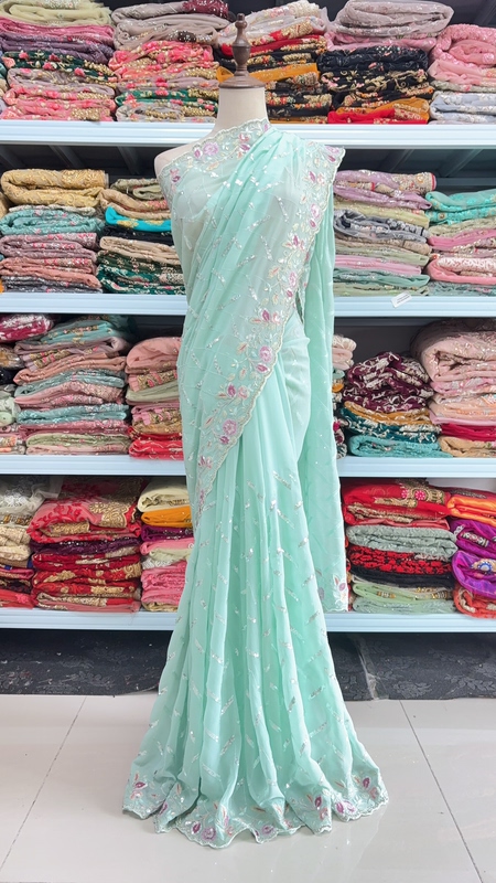 [High-End New Arrivals] Indian High-End Imported Brand New 6m Saree Clothing, for Weddings and Events, 