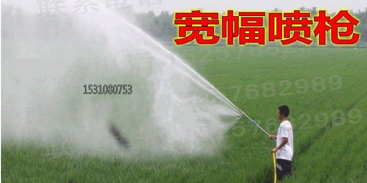 4喷头四组合纯铜头高压喷枪农用远射程大面积扇形打药机喷雾枪