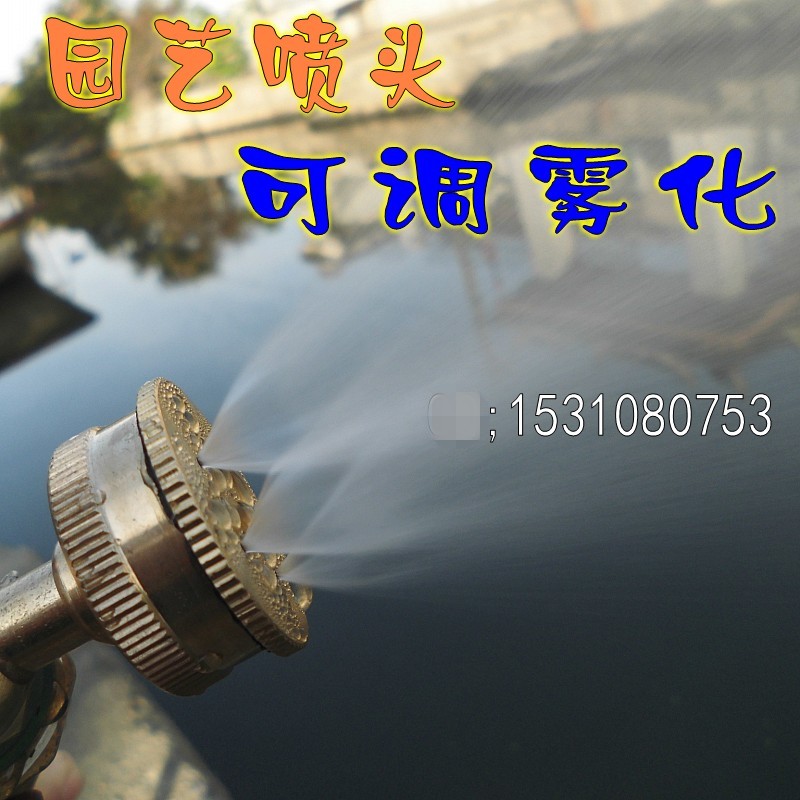 4分四眼五眼雾化可调铜喷头/园艺喷头/屋顶降温雾化加湿除尘高压