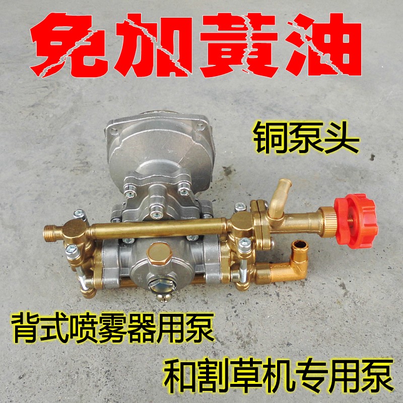 Cream-Free Four-Punch Two Stroke Nebulizer Copper Pump Spray Drug Spray Pump Mower Retrofit Agricultural High-pressure Plunger Pump