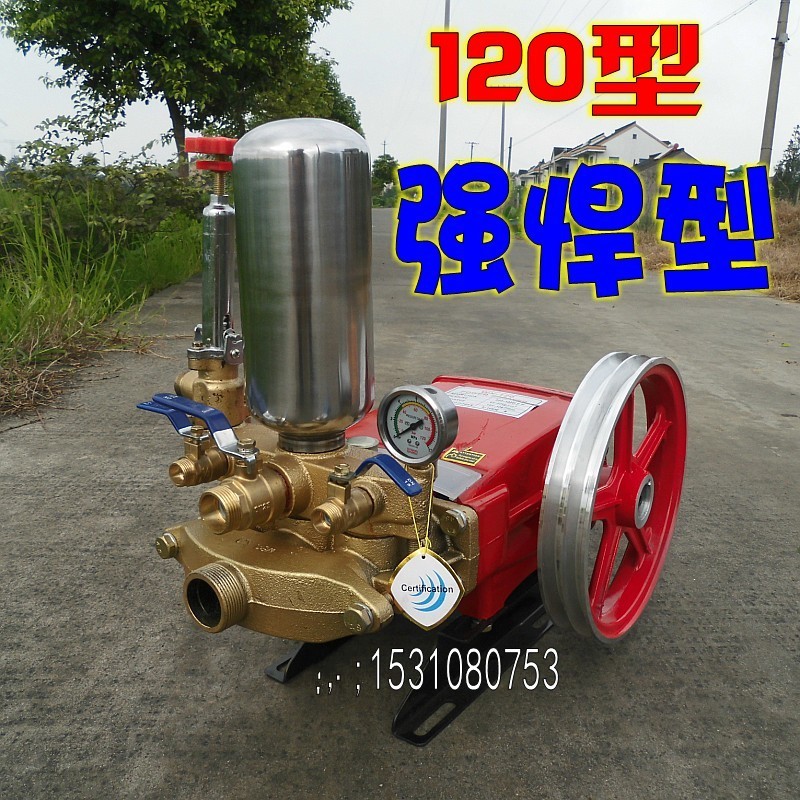 80 Type High Pressure Plunger Pump 120 Type Nebulizer Agricultural Garden Motorized Spray Machine High Power Water Pump