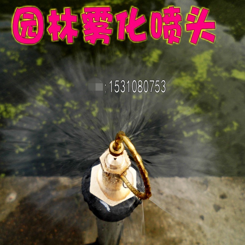 4分 全铜折射雾化草坪灌溉微喷头/园艺喷头养殖场屋顶降温喷头