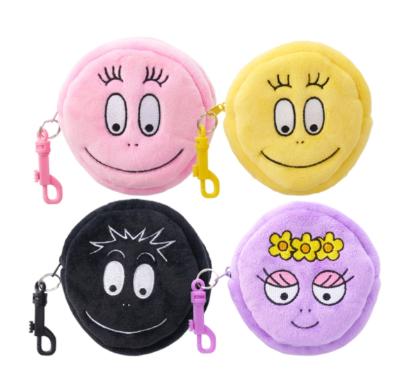 Japanese barbapapa Barbapapa family traffic card package card set coin purse