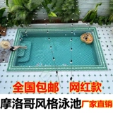 Бассейн, мозаика, уличная вилла, стиль, популярно в интернете