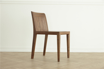 Yike solid wood furniture iron man chair simple design mortise and tenon black walnut hard maple wax oil