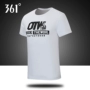 361 áo ngắn tay nam 2019 mới mùa hè áo thun nhanh khô 361 độ nửa tay thể thao nam 551823101 - Áo phông thể thao áo phông thể thao