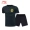 Bộ đồ thể thao Trung Quốc Li Ning Nam 2019 Mới mùa xuân Quần áo thể thao khô nhanh Thể thao Áo thun mỏng nam hai mảnh - Thể thao sau