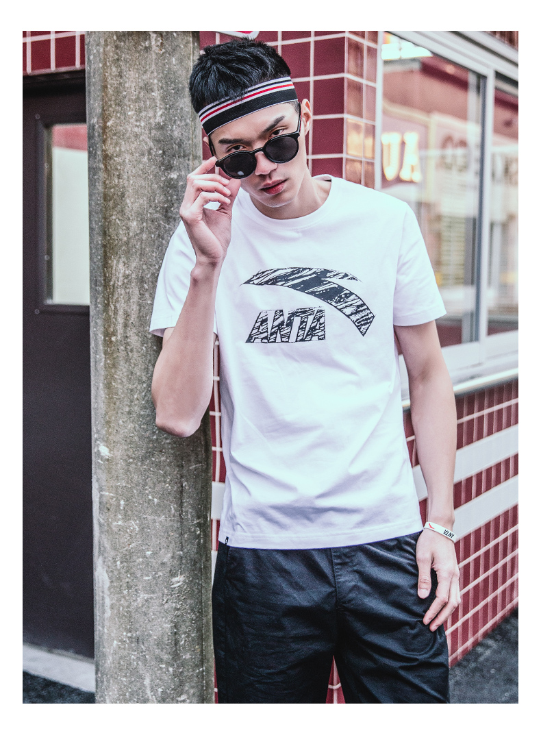 Anta ngắn tay T-Shirt nam nửa tay áo mùa hè thoáng khí nhanh chóng làm khô giản dị ve áo mỏng thể thao áo sơ mi POLO áo sơ mi áo ba lỗ the thao