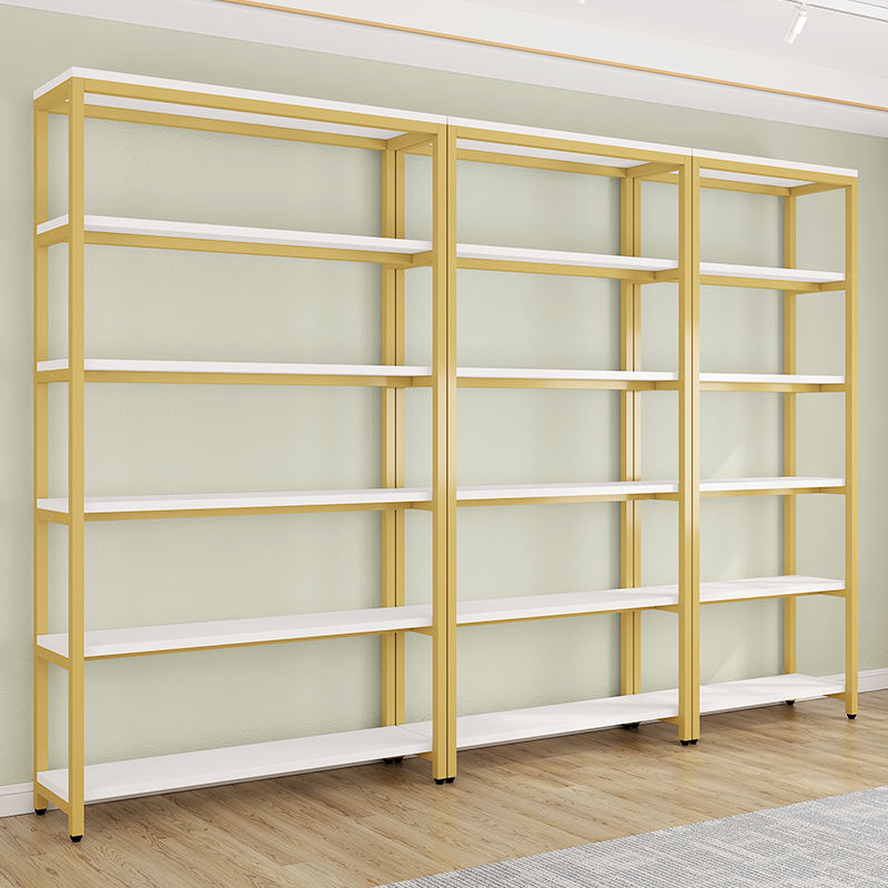 Bookshelf Multi-Layer Storage Rack Home Storage Rack Floor-Standing Storage Rack File Cabinet Product Display Rack Display Shelf