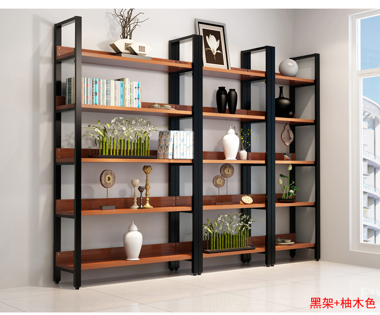 Giá sách sáng tạo Phòng khách kết hợp kệ kệ Kệ đơn giản hiện đại Lưu trữ lưu trữ phân vùng Hiển thị sắt - Kệ kệ gỗ mini