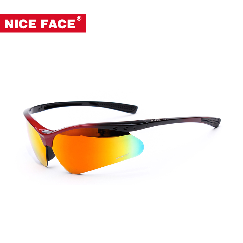 NICEFACE new outdoor sports polarized riding glasses sandproof men's and women's running mountain bike glasses