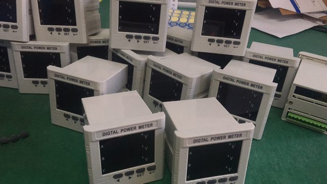 Three-phase digital current, voltage and power combination multifunctional power instrument LCD power digital network meter 485