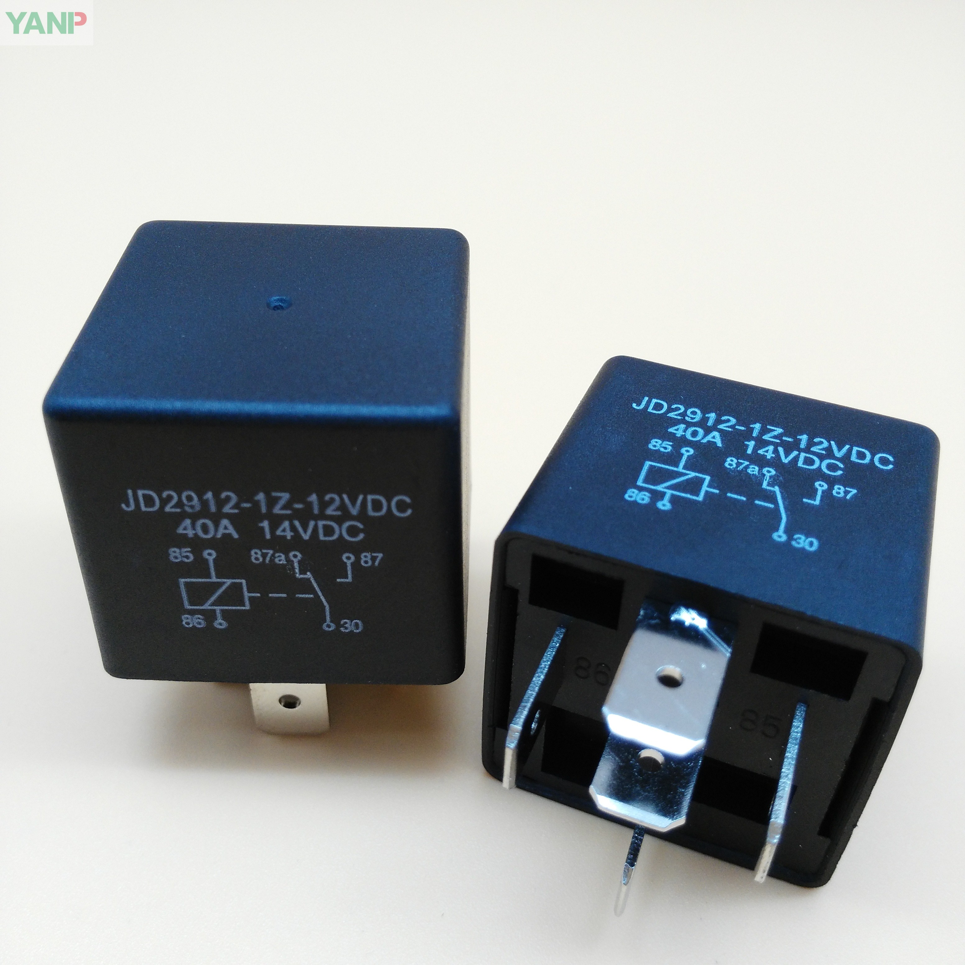 Automotive Relay JD2912 DC12V1Z40A Five footed light back series Professional retrofitting car Living room Light direct