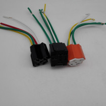 80A Automotive relay DC12V 24V 36V 48V modified headlight navigation 4 feet 5 feet relay with socket