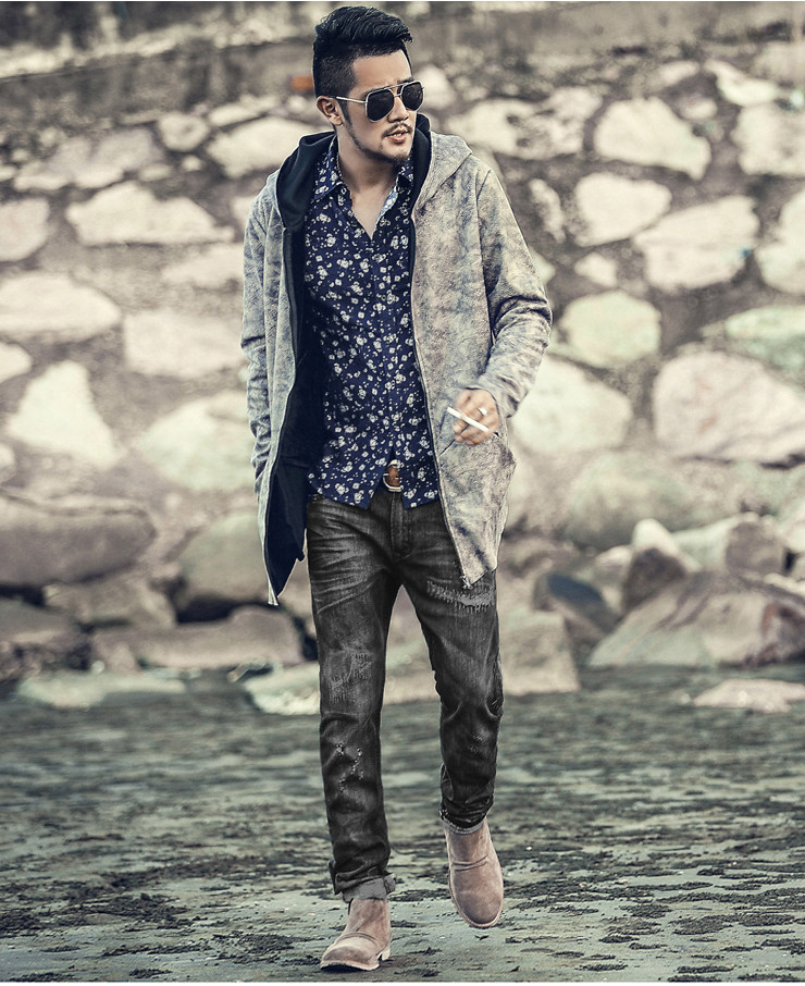 Jeans pour adolescent pieds Slim pour Quatre saisons - Ref 1483344 Image 51