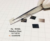 (Size 0 1*10 * 10mm) Palladium Gold Electrode Sheet Palladium Electrode Pure Palladium Sheet Palladium Gold Sheet Pd999