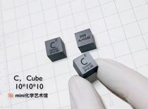 C Carbon cube High purity graphite Graphite cube Periodic surface cube Side length 10mm About 1 7g