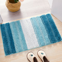 Bathroom non-slip Mat toilet toilet door absorbent carpet blue home bedroom mat simple door mat