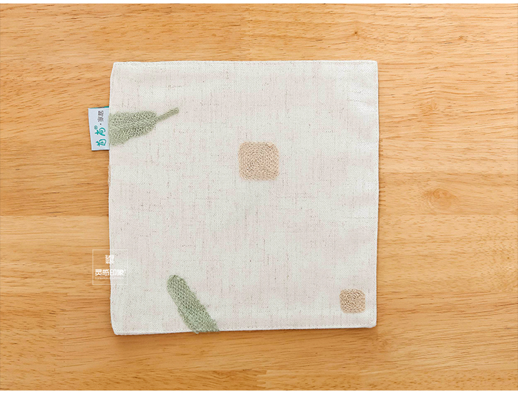 Placemat cotton linen nghệ thuật cách nhiệt thực phẩm phương tây chống bỏng coaster bảng mat nhà vuông tách trà mat bảng vải ảnh