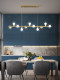 All-Copper Minimalist Restaurant Chandelier, Modern Simple Creative 2026 Nordic Lighting, Light Luxury Living Room Lamp, Long Bar Counter Lamp