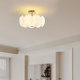 French-Style Cream Bedroom Lamp, Vintage Glass Study Ceiling Lamp, Retro Room Lamp, Trendy Romantic Bedside Lamp, Creative