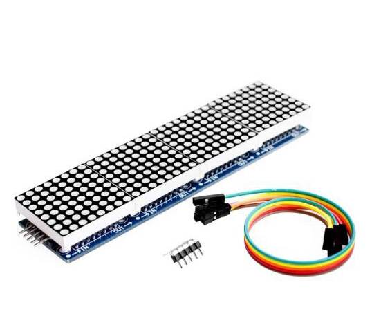 Straight Line 4 Bits1 / 2 / 4 / 8 position   MAX7219 lattice modular   control module    singlechip control drive LED Display module