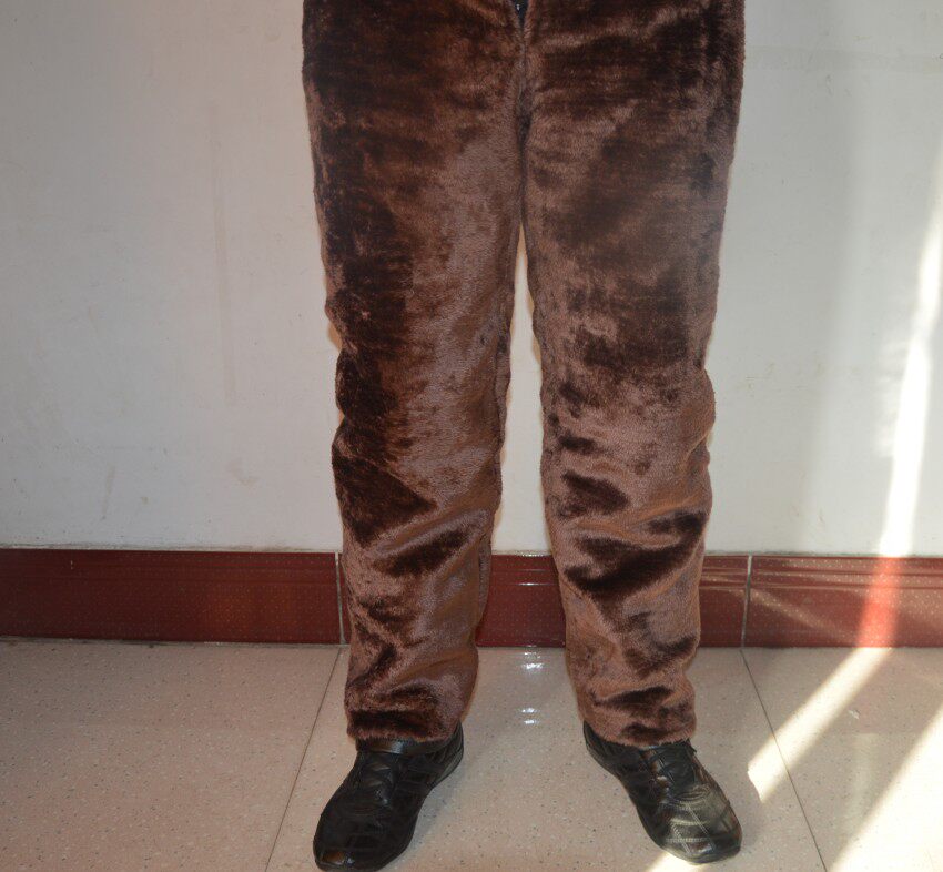 Pantalon cuir homme droit pour hiver - Ref 1483579 Image 6