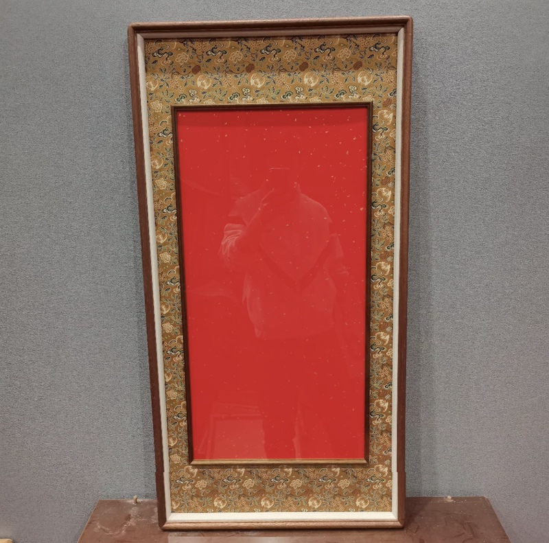 Super Heavy Duty Tulip Frame - 45X90 Ebony Wood Frame with Inner Frame [Canvas Size 65X33]