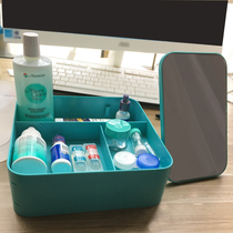 Ou Jingbao RGP corneal shaping mirror care storage box Folding mirror OK mirror flushing liquid tray box Carrying bag